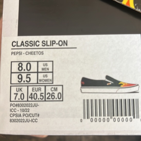 Flamin Hot Cheetos Vans - Picture 2 of 5